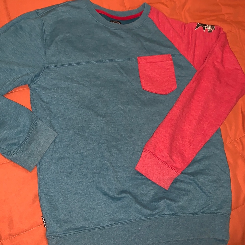 Youth volcom crew neck sweater